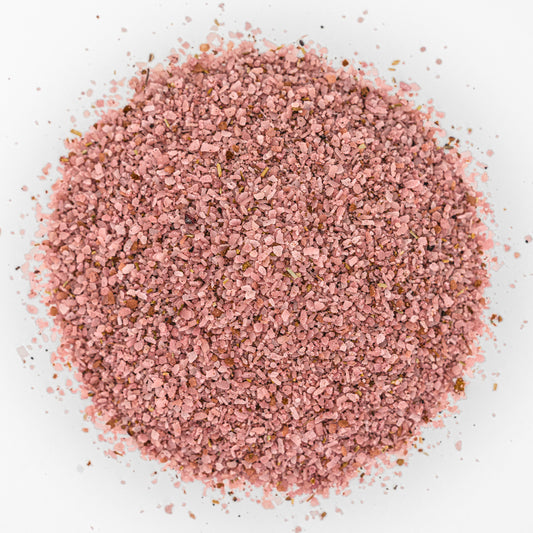 The Salted Roots Red Wine Salt — red wine, garlic and peppercorn infused sea salt
