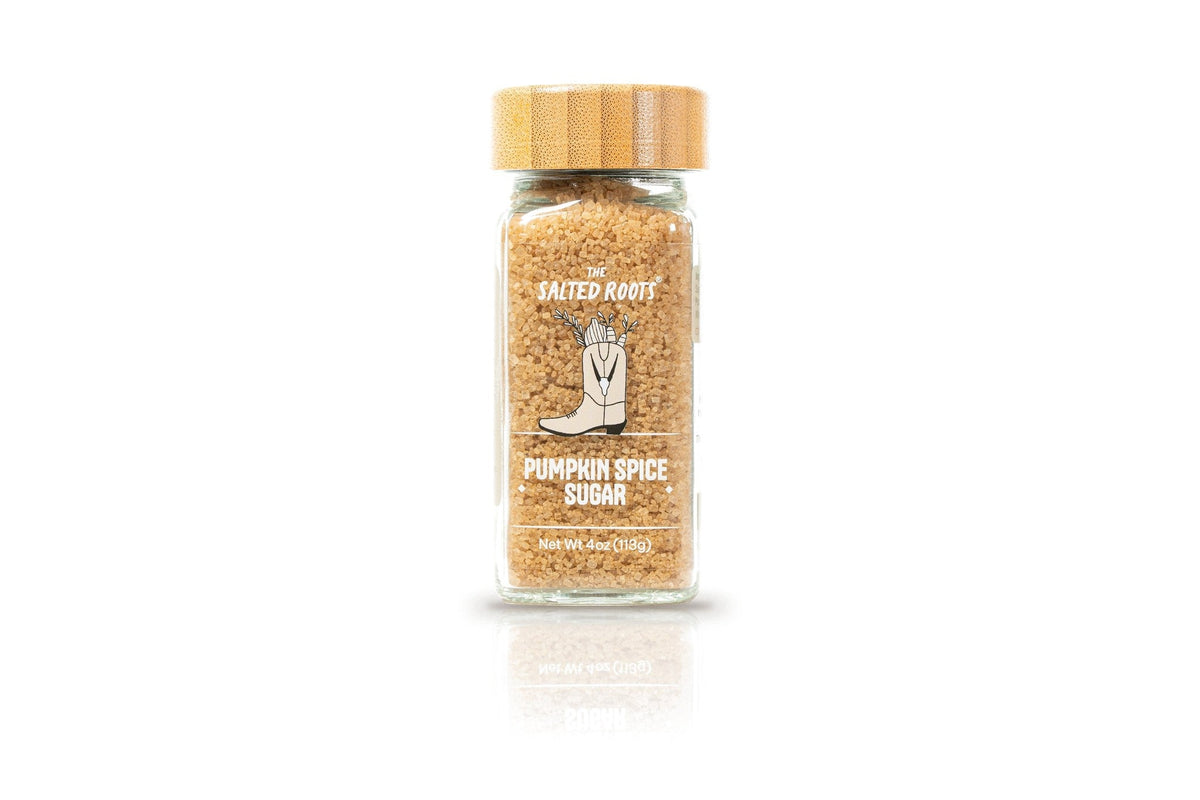 Pumpkin Spice Sugar candied pecans, made with The Salted Roots Pumpkin Spice Sugar