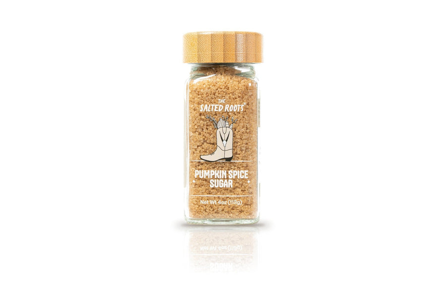 Pumpkin Spice Sugar candied pecans, made with The Salted Roots Pumpkin Spice Sugar