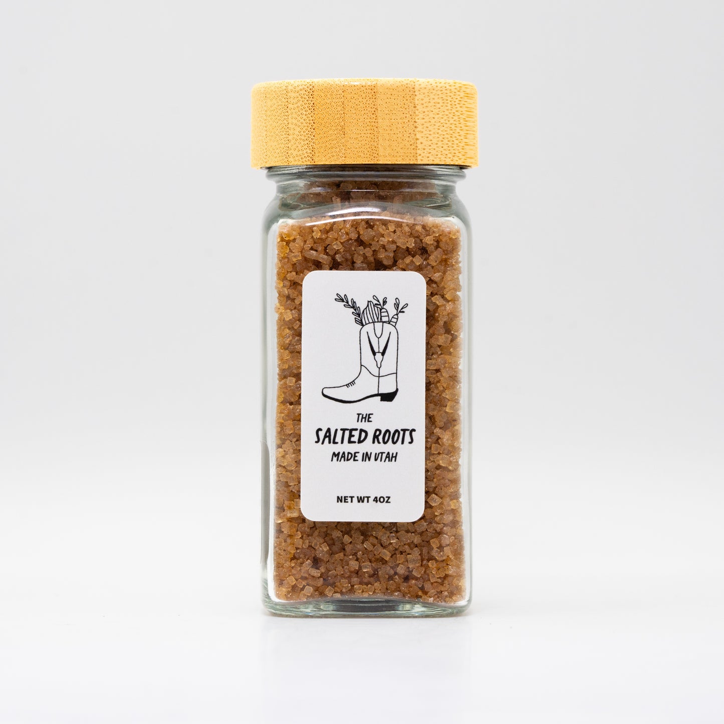 Close-up of The Salted Roots Pumpkin Spice Sugar (Holiday Release), pumpkin spice finishing sugar