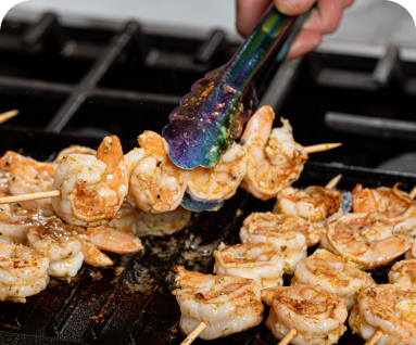 Tequila Salt Citrus Shrimp Skewers