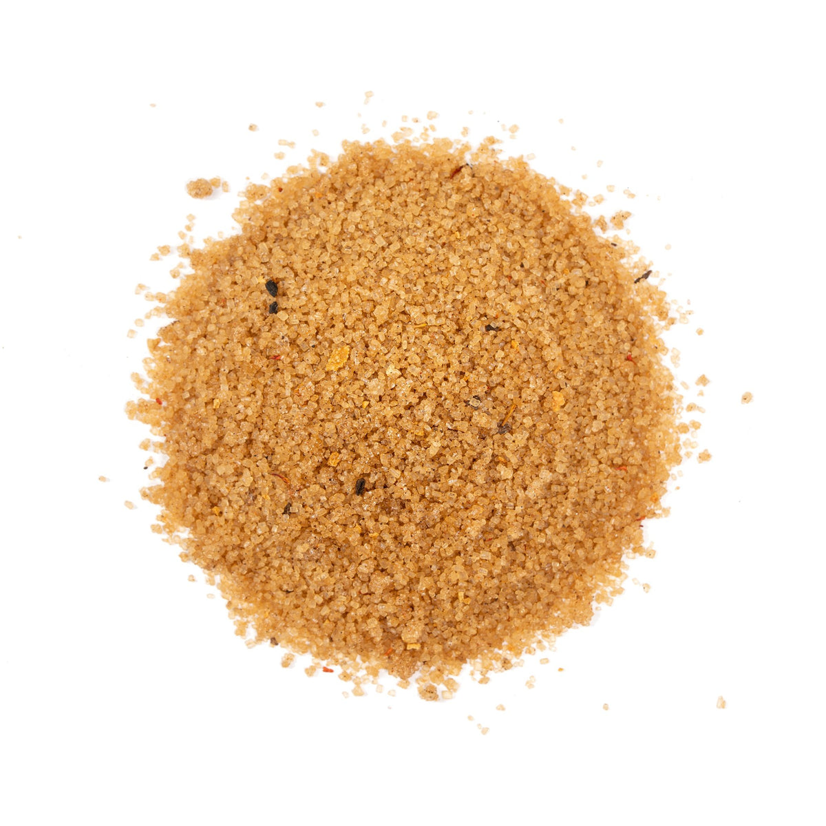 Bourbon Sugar, coarse infused sugar, top-down pile