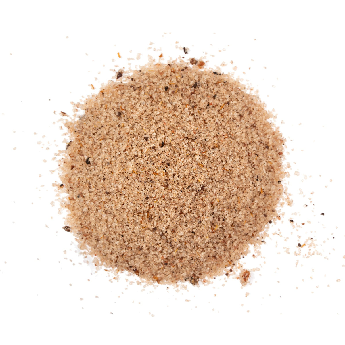 Breakfast Salt, coarse infused salt, top-down pile
