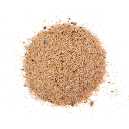 Breakfast Salt, coarse infused salt, top-down pile