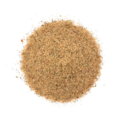 Dill Pickle Salt, coarse infused salt, top-down pile