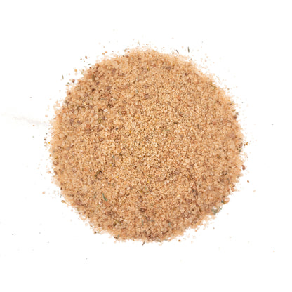 Giving Thanks Salt, coarse infused salt, top-down pile