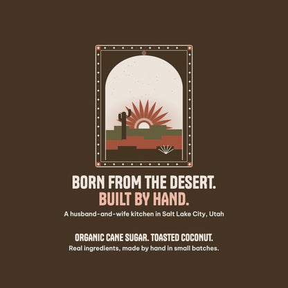 The Salted Roots: Born from the desert, built by hand. A husband-and-wife kitchen in Salt Lake City, Utah.