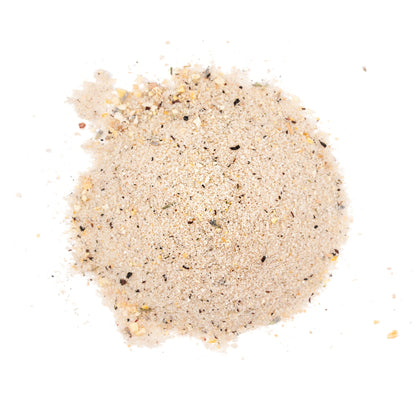 Lavender Luau sugar, top-down pile