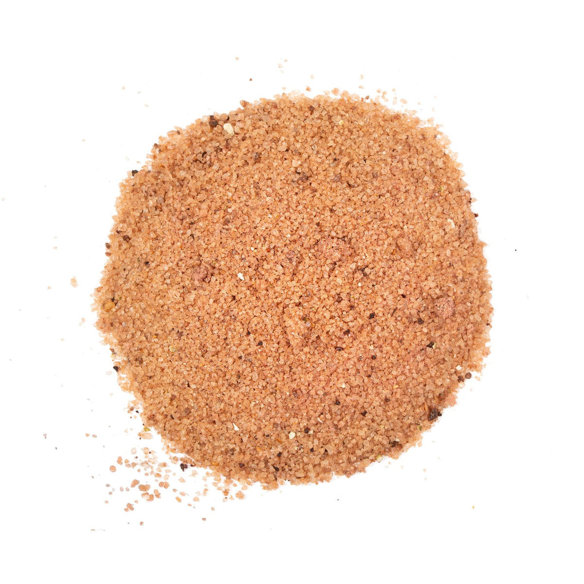 Prickly Chipotle Salt, coarse infused salt, top-down pile