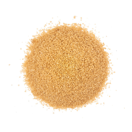 Pumpkin Spice Sugar, coarse infused sugar, top-down pile