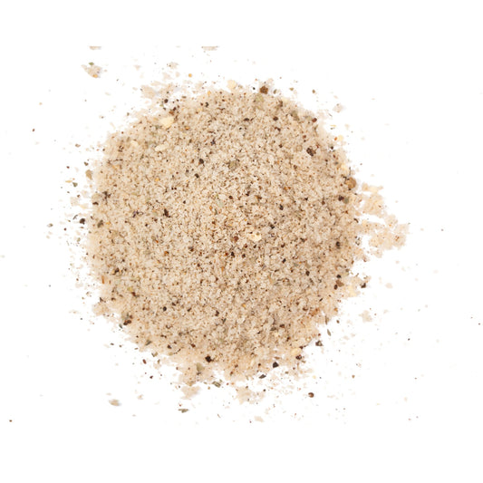 Summer Salt, coarse infused salt, top-down pile